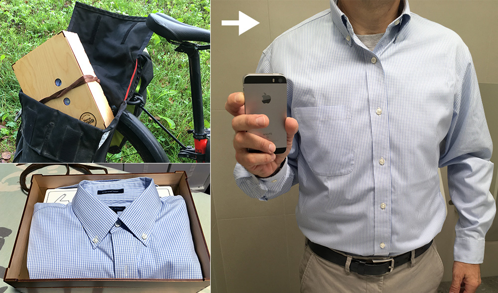 WrinkleFreeTravelWood used on a daily bicycle commute